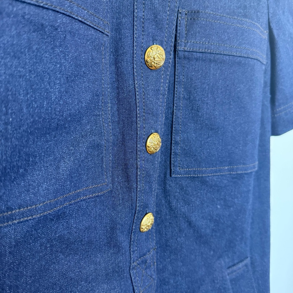 VERONICA BEARD Koulis denim mini shirt dress - Picture 7 of 7